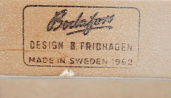 SÄNGBORD, ett par, Bertil Fridhagen, Bodafors, omkring 1900-talets mitt.