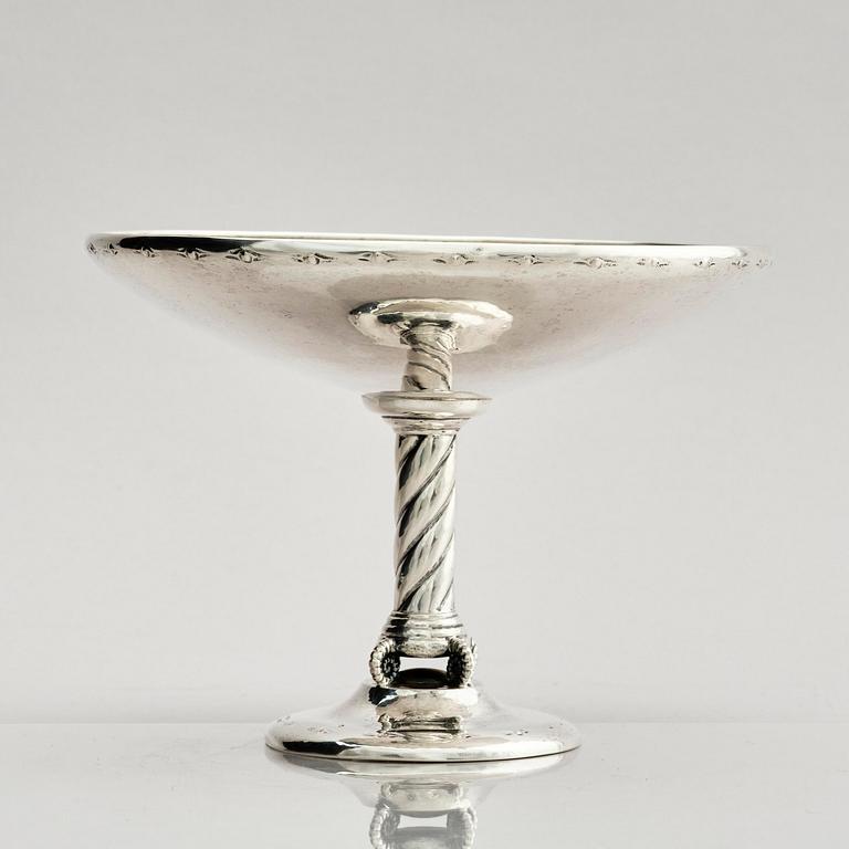 W.A. Bolin, a silver bowl, Stockholm, Sweden 1923.