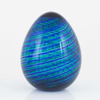 Venini, skulptur, ägg, glas, Murano, Italien 1999.