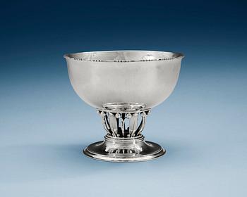 600. A Georg Jensen 830/1000 silver bowl, Copenhagen 1917,