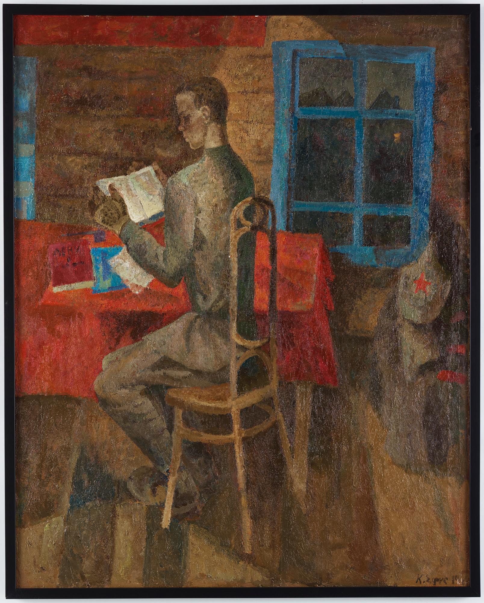 KIM EFREMOV, oil on canvas, signed and dated 1980 on verso.