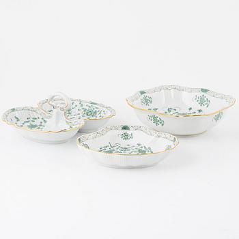 Meissen, mat-och kaffeservis, 59 delar, "Indische Malerei Grün", Tyskland.
