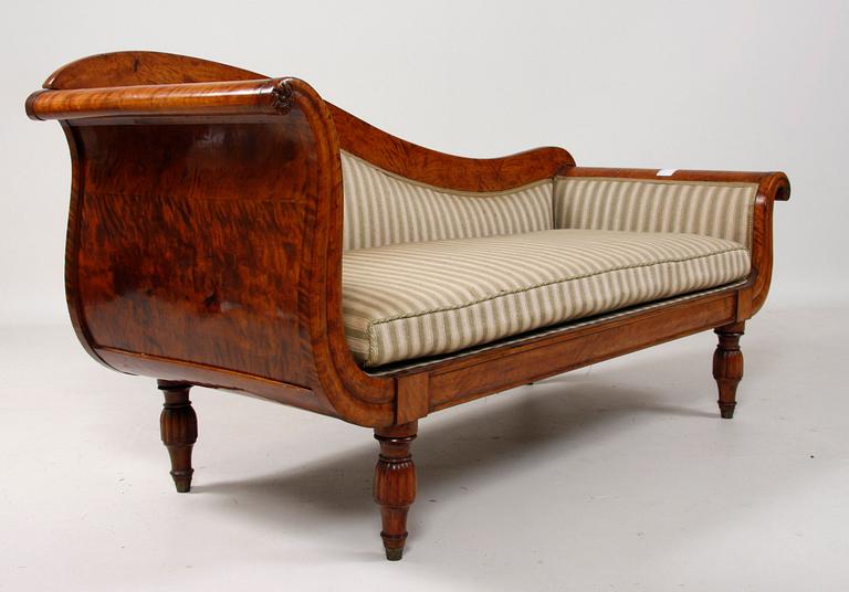 KANAPÉ, senempire, 1800-talets första hälft.