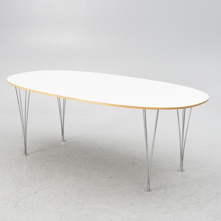 Bruno Mathsson & Piet Hein, dining table, "Superellipse", Bruno Mathsson International, Värnamo, 2011.