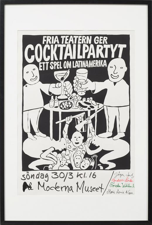 Three political posters, 1960s.