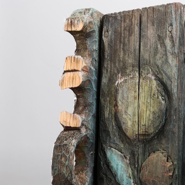 KOSTI AHONEN, dörr, trä, metall.