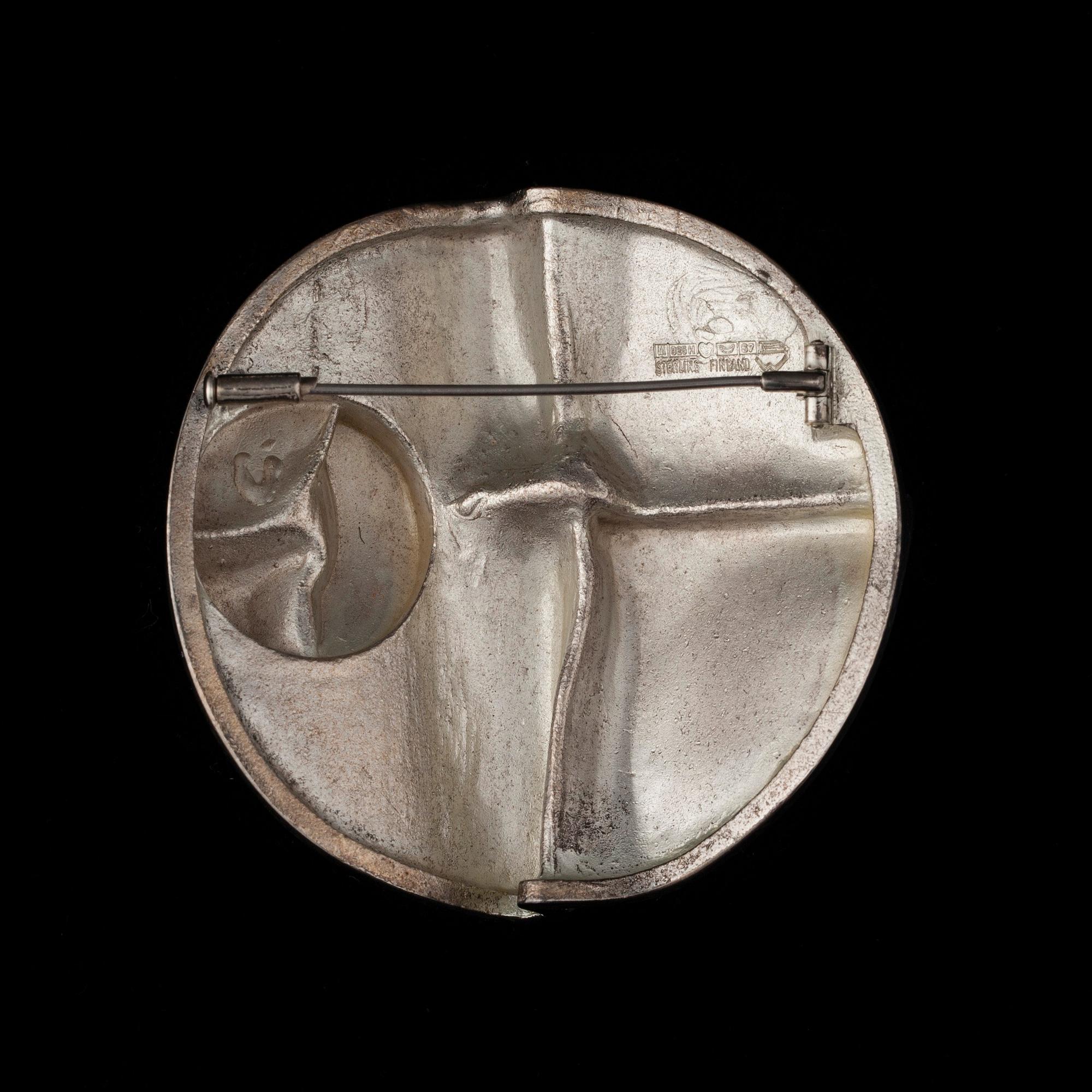 BROSCH, "Vela", sterlingsilver, Björn Weckström, Lapponia 1971.