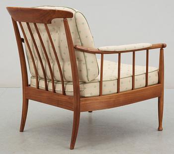 FÄTÖLJ, "Skrindan", Kerstin Hörlin-Holmquist för OPE-Möbler. Omkr 1900-talets mitt.