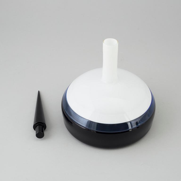 TIMO SARPANEVA, 'Aava' glass decanter, Venini Murano Italy 1990.