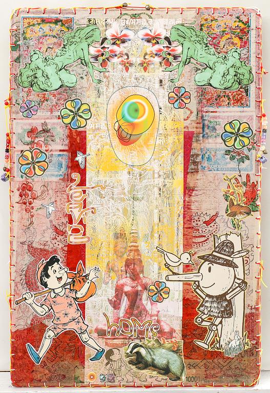 Anders A, mided media signed and dated 2006.