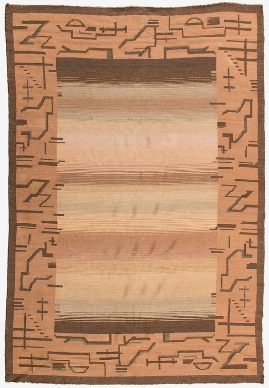 karvalankamatto, Aaltosen Mattokutomo, Kiikka 1930-luku. Noin 360 x 250 cm.