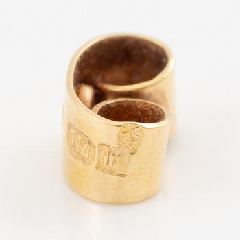 Björn Weckström, örhängen 18K guld med briljantslipade diamanter. Lapponia.