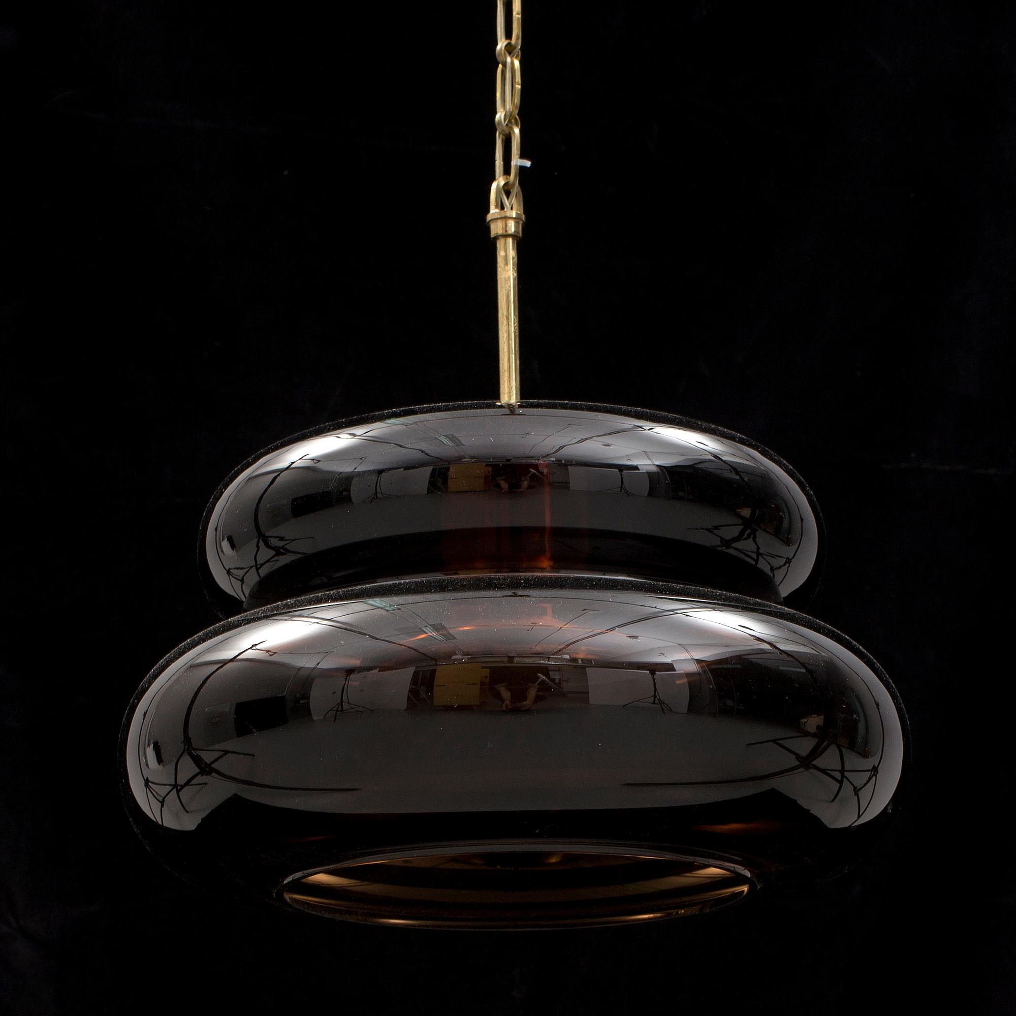 TAKLAMPA, "Bubblan", Carl Fagerlund, Orrefors, 1960-70-tal.