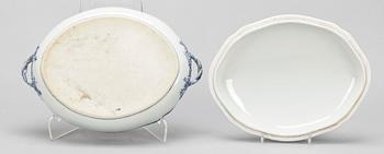 TERRIN, porslin, Kina, Qingdynasin, Jiaqing (1796-1820).