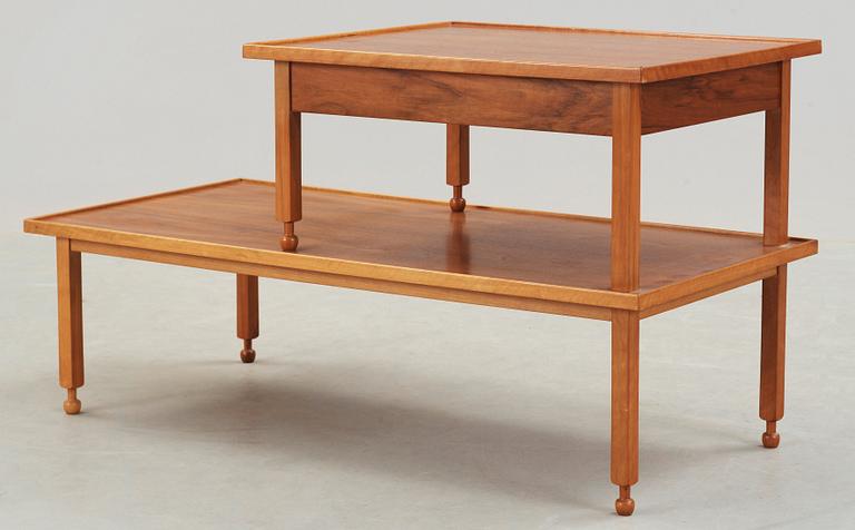A Josef Frank walnut table, Svenskt Tenn, model 1073.