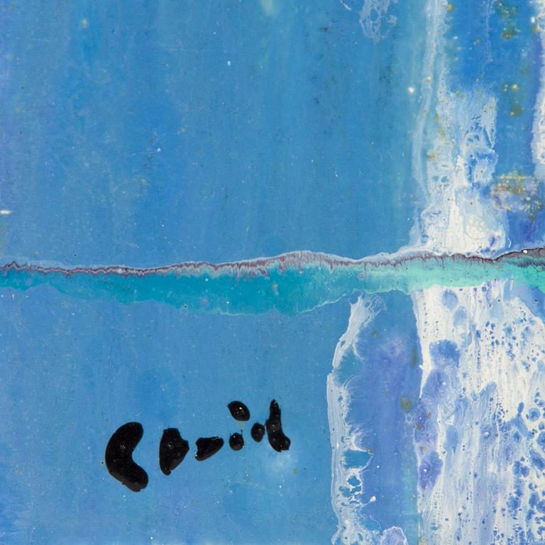 HARDY STRID, 2 st, epoxiemalj, signerade.