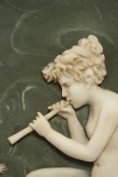 VÄGGRELIEF, biskvi, Louis XV-stil, 1900/2000-tal.