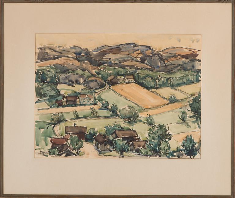 Juhan Nõmmik, Landscape.