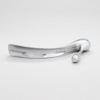 A metal shoe horn by Manolo Blahnik, 2000s.