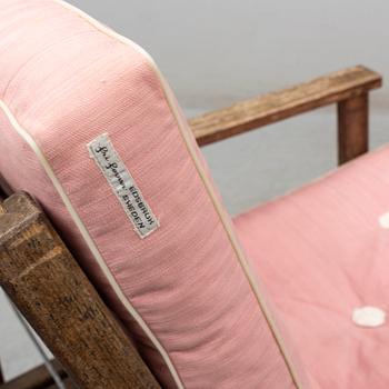 ELSA STACKELBERG, a pair of pine garden armchairs from Fri Form AB.