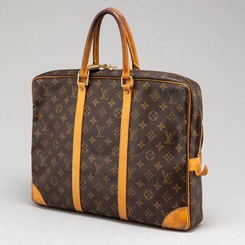 LOUIS VUITTON, a monogram canvas breifcase, "Porte Documents".