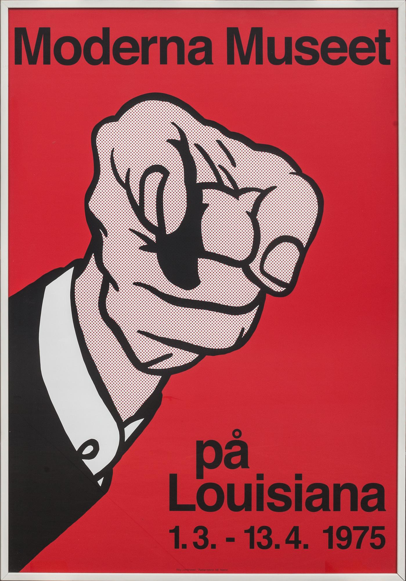 ROY LICHTENSTEIN, efter, affisch.