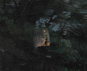 Alma Holsteinson, Under parasollen.