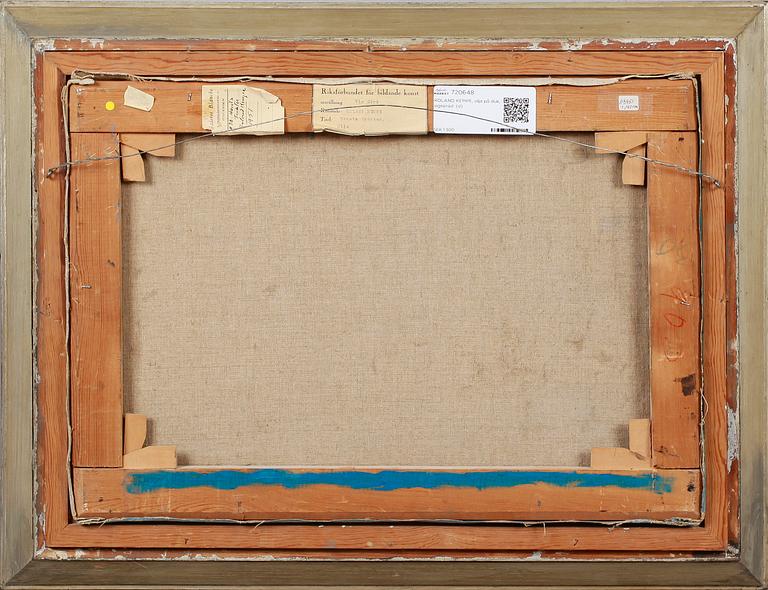 ROLAND KEMPE, olja på duk, signerad.