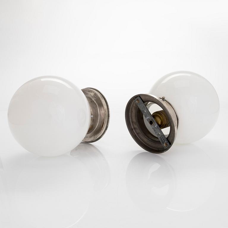 Paavo Tynell, A pair of 1930's ceiling light '2009' for Taito Oy, Finland.