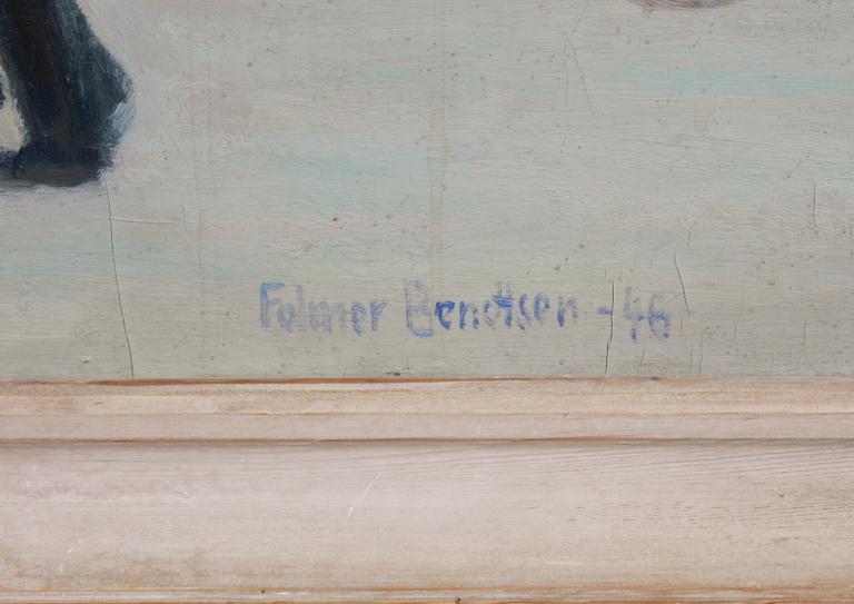 BENDTSEN, FOLMER. Olja på duk, sign. o dat -46.