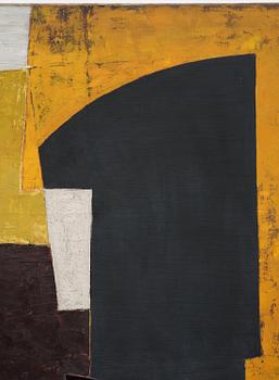 Adrian Heath, "Composition: Yellow, Black and Pink".