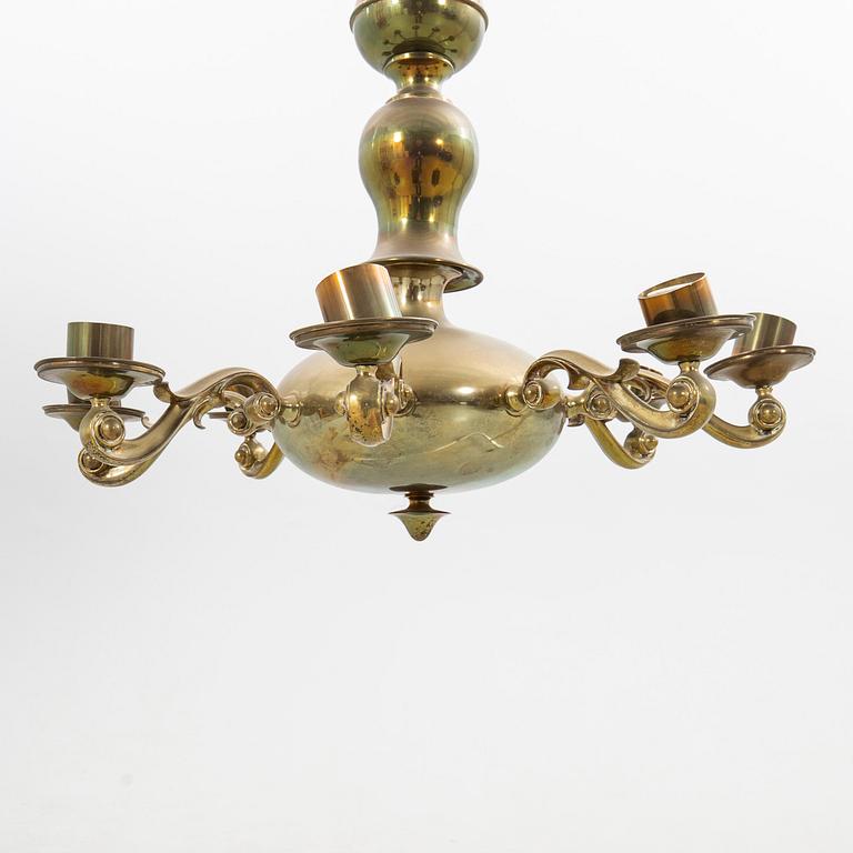 Taklampa Barock-stil 1940-tal.