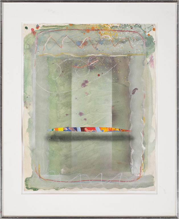 JAMES HAVARD, akryl på papper, signerad och daterad -74.