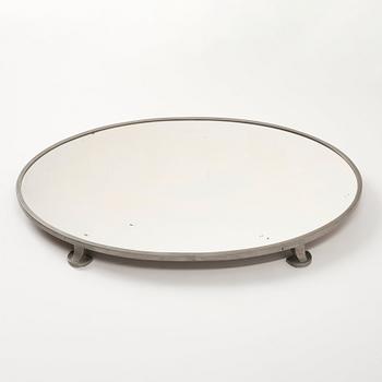 Firma Svenskt Tenn, a pewter and mirror glass surtout de table model "934 a", Stockholm 1931.