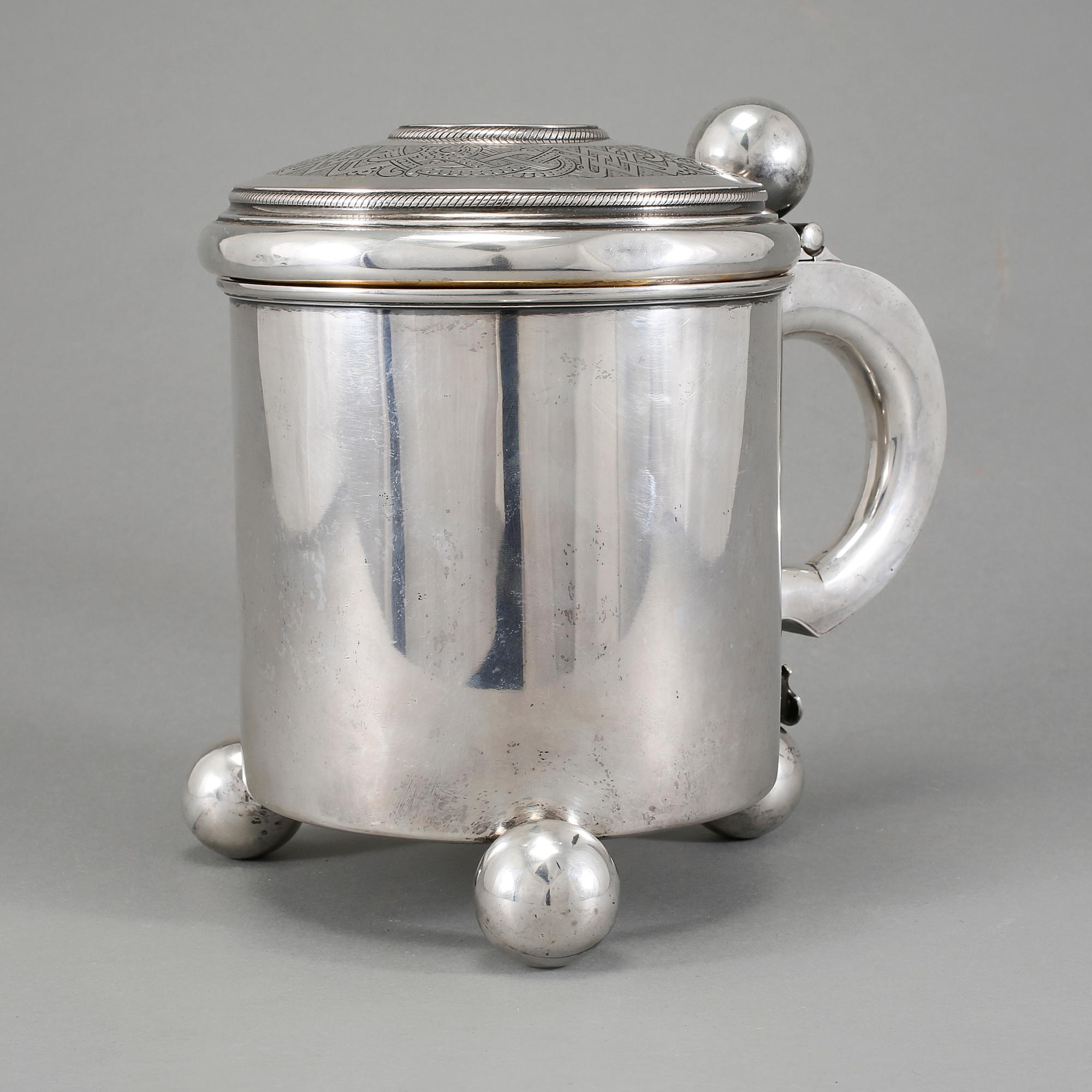 STOP, silver, K. Andersson, Stockholm, 1894. Vikt 903 gram.