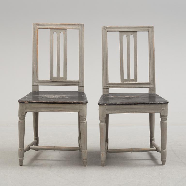 Two 19th century chairs.