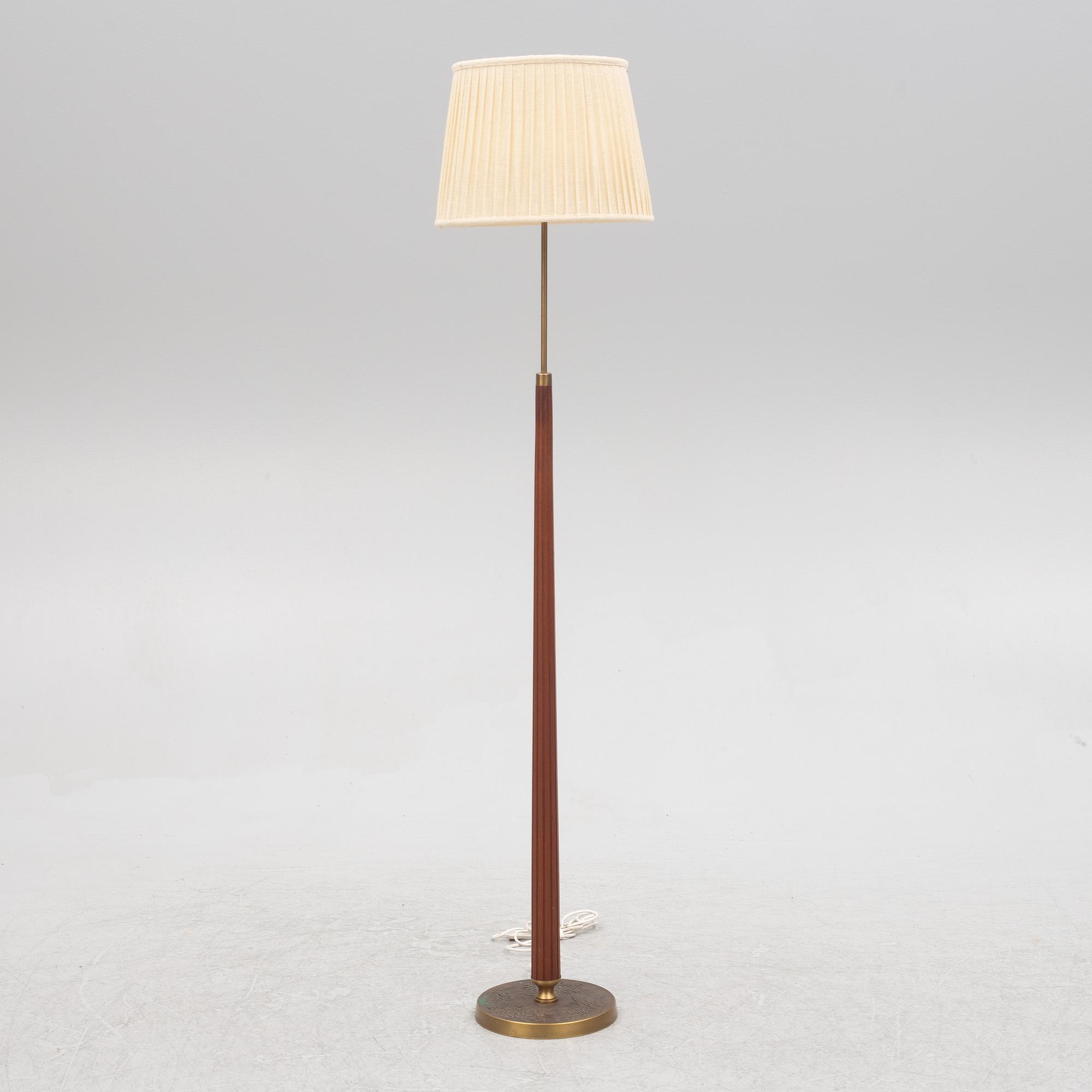 A Swedish Modern floor lamp, model "E1790", Asea, Sweden, 1940's/50's.