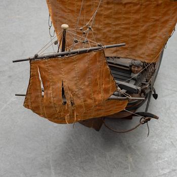 A modelship from the first half of the 20th century.