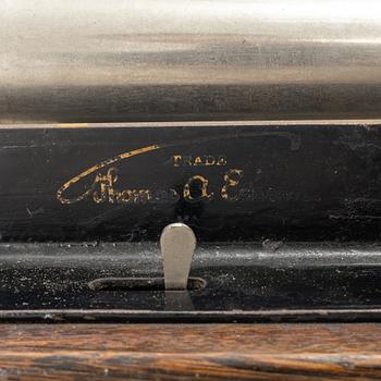 An Edison Standard Phonograph, late 19th century.