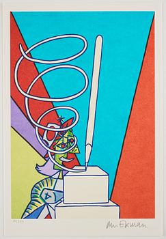 Marie-Louise Ekman, Portfolio with 20 lithographs "Monument 1981-2021".