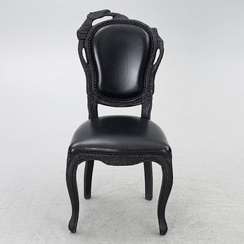 Maarten Baas, chairs 4 pcs, "Smoke Chair", Moooi.