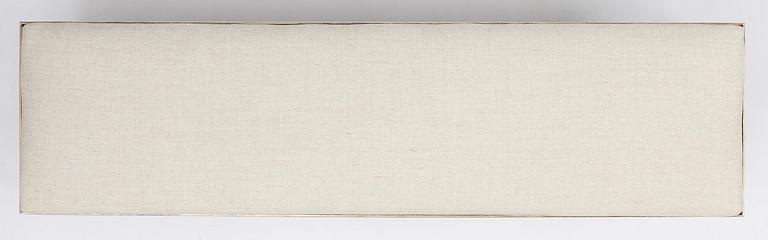 Torkov, a silver-plated metal bench, Illums Bolighus, Denmark, 1930s.