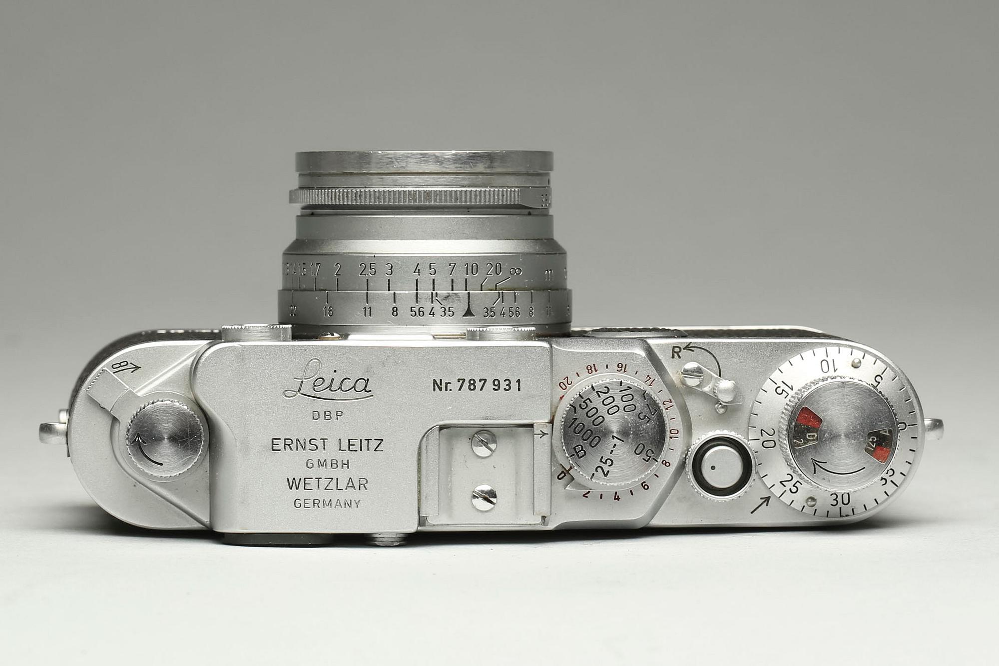 KAMERA, Leica IIf, Nr. 787931. Weitzlar, Tyskland, 1955.