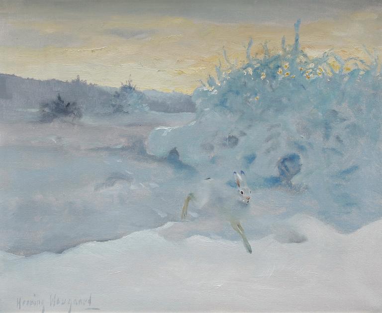 HENNING HOUGAARD, olja på duk, sign.