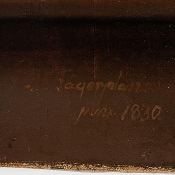 AXEL JOHAN FÄGERPLAN, olja på duk, signerad samt daterad 1830.