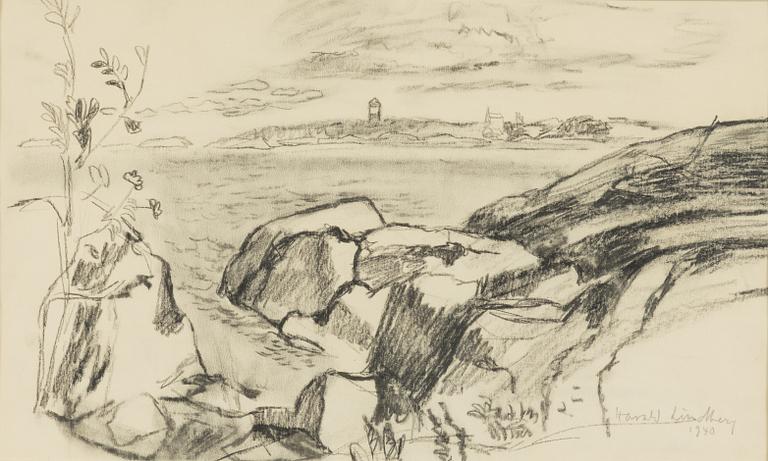 Harald Lindberg, Coastal Landscape.