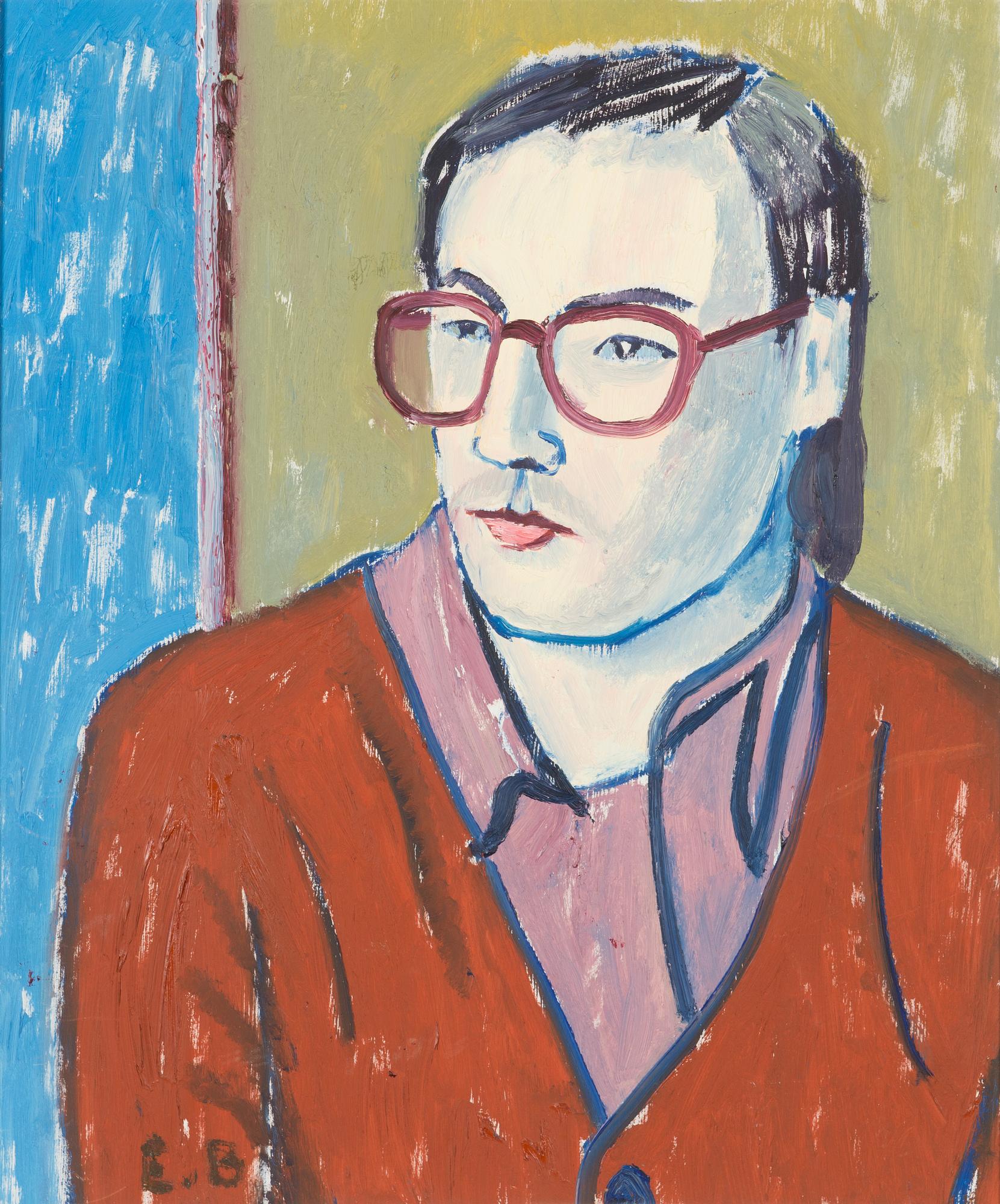 Eero von Boehm, oil on board, signed.