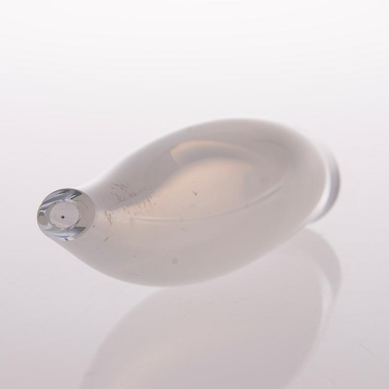 TAPIO WIRKKALA, MALJAKKO, "Kalanrakko" 3299, taidelasi. Signeerattu Tapio Wirkkala -56 Iittala.