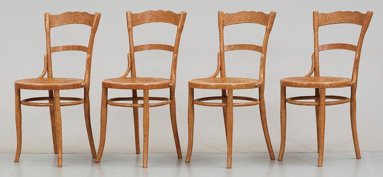 STOLAR, 4 st. J & J Kohn, Wien, 1900-talets första hälft.