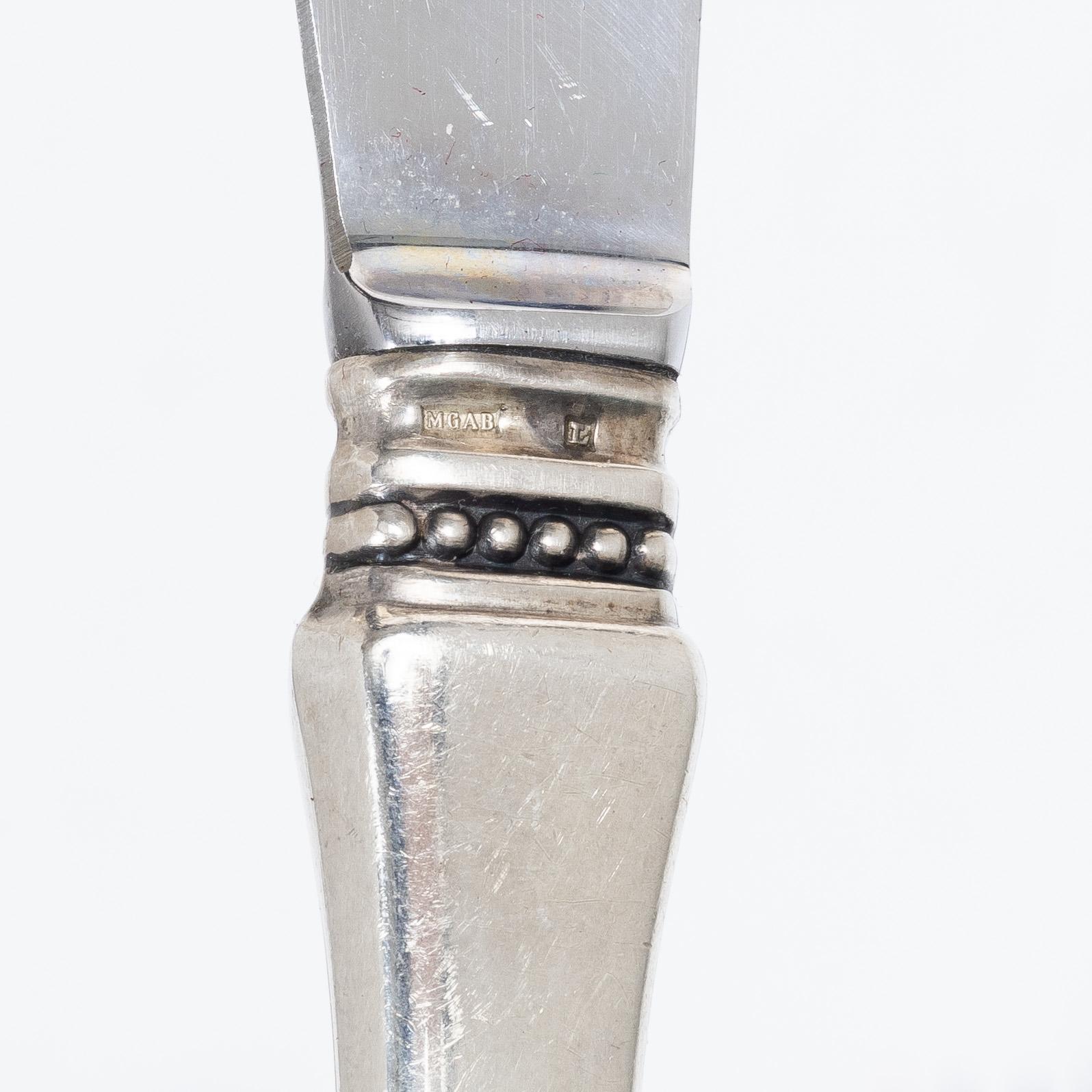 Bestickservis, 85 delar, silver, "Uppsala", MGAB, bla Lidköping 1974.